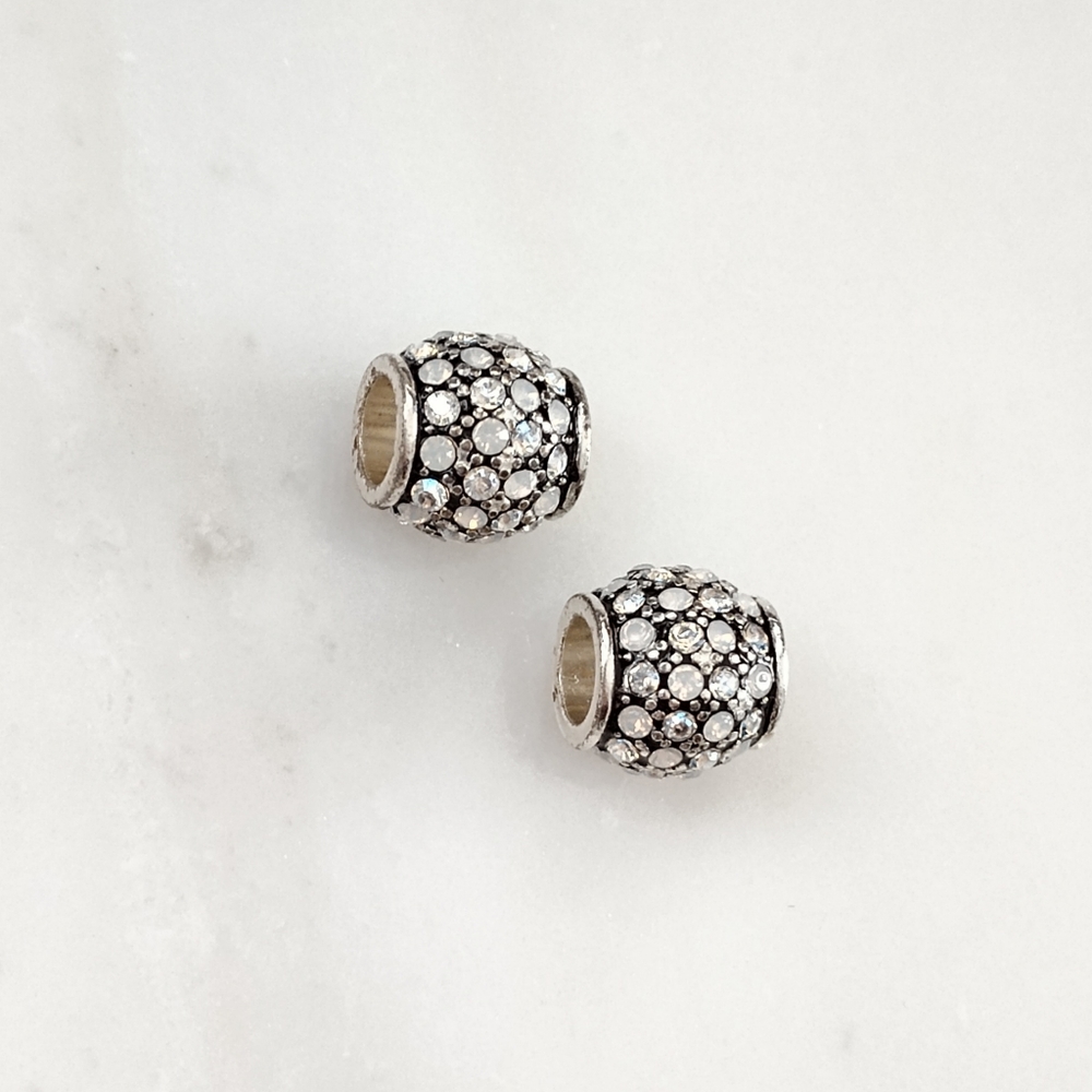 Brighton Crystal Voyage Sparkle Beads Charms (Set of 2)